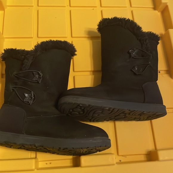 Kids girl black boots - Picture 2 of 6